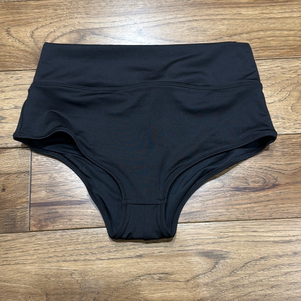 PINK Large Black Swim Bottom